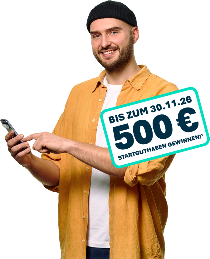 Flo mit Handy und Störer 30.11.26 kurz
