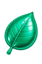 Blatt Ballon grün